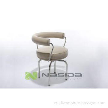 Custom Stainless Steel Le Corbusier LC7 chair replica Full